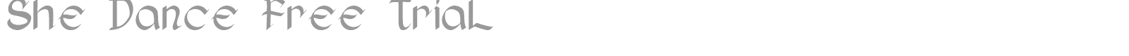 She Dance font preview